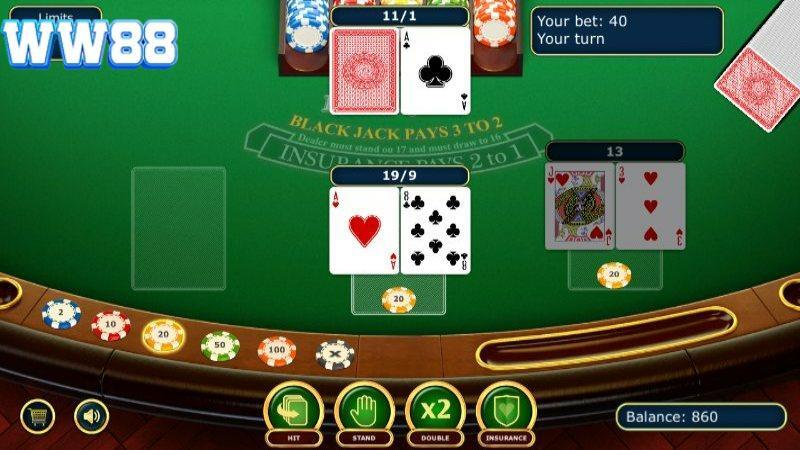 Blackjack - Chinh Phục Game Bài Rinh Quà Liền Tay Tại 88Goals Chi tiết về luật chơi cho mọi tân binh